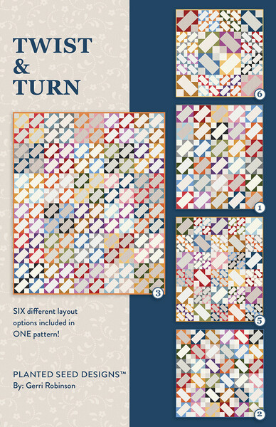 Riley Blake Designs Gerri Robinson Twist And Turn Pattern Book