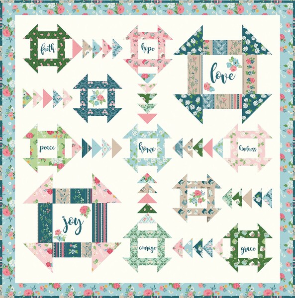 Riley Blake Designs Machine Embroidery With Love Quilt Companion