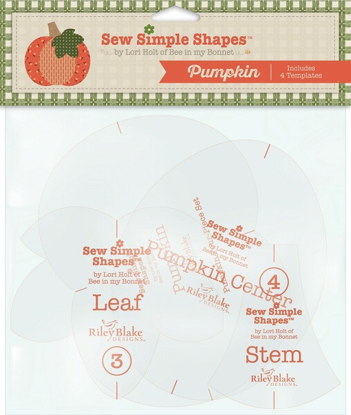 Riley Blake Designs Lori Holt Pumpkin Sew Simple Shapes