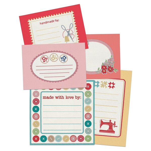 Riley Blake Designs Machine Embroidery Cute Quilt Labels