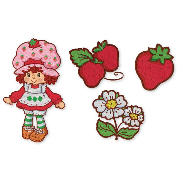 Riley Blake Designs Machine Embroidery Strawberry Shortcake  Asset Pack
