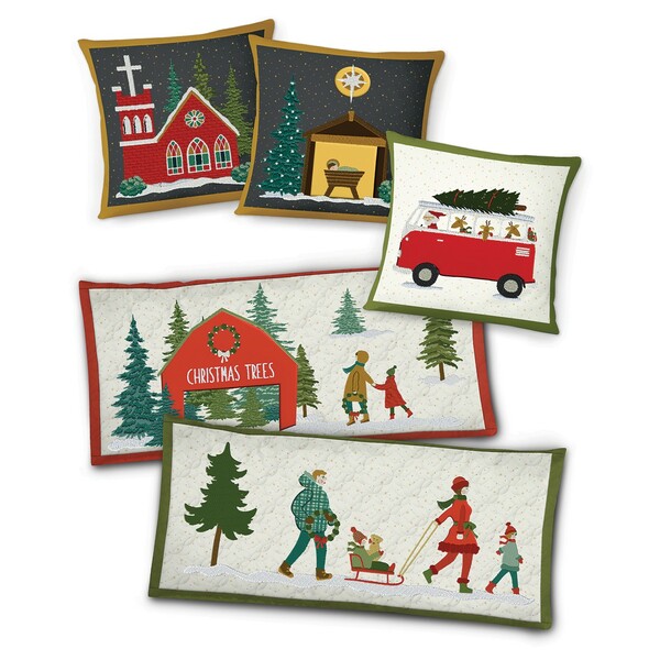 Riley Blake Designs Christmas Is In Town by Sandy Gervais