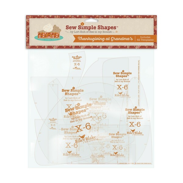 Riley Blake Designs Lori Holt Thanksgiving at Grandma's Sew Simple Shapes