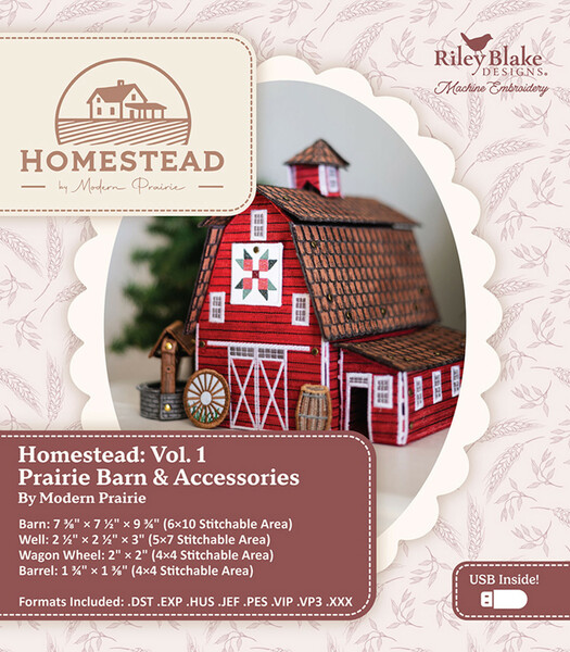 Riley Blake Designs Modern Prairie Homestead #1 - Barn