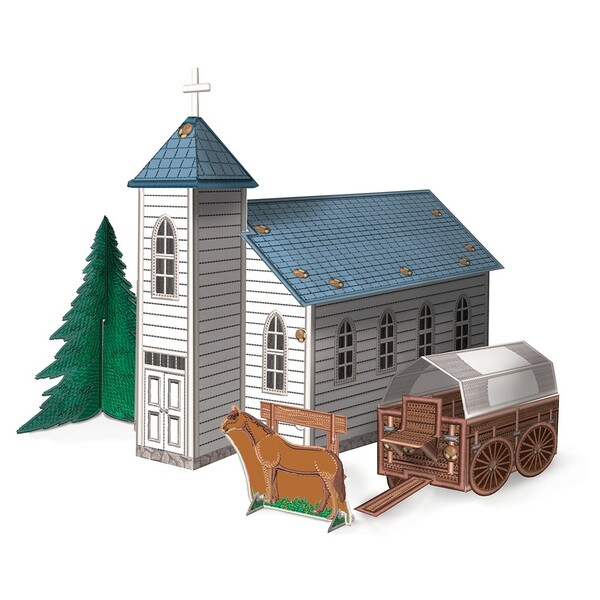 Riley Blake Designs Modern Prairie Homestead #4 - Church