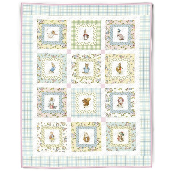 Riley Blake Designs Machine Embroidery Peter Rabbit  and Friends Quilt