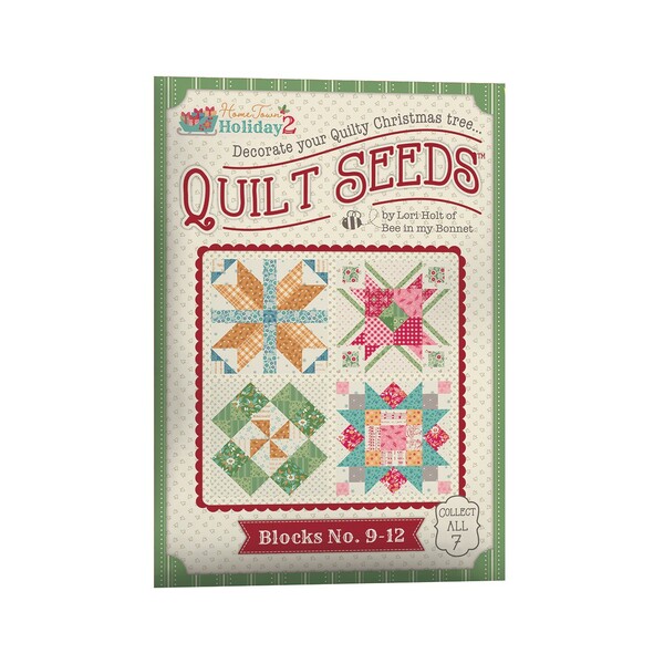 Riley Blake Designs Lori Holt Home Town Holiday 2 Quilt Seeds Blocks No. 9-12