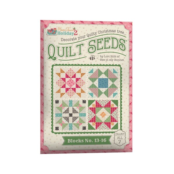 Riley Blake Designs Lori Holt Home Town Holiday 2 Quilt Seeds Blocks No. 13-16