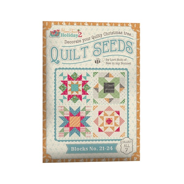 Riley Blake Designs Lori Holt Home Town Holiday 2 Quilt Seeds Blocks No. 21-24