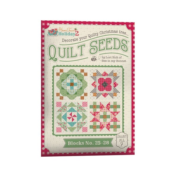 Riley Blake Designs Lori Holt Home Town Holiday 2 Quilt Seeds Blocks No. 25-28