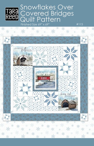 Riley Blake Designs Snowflakes Over Covered Bridges Quilt Pattern