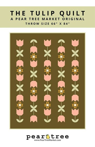 Riley Blake Designs Pear Tree Market The Tulip Quilt Pattern