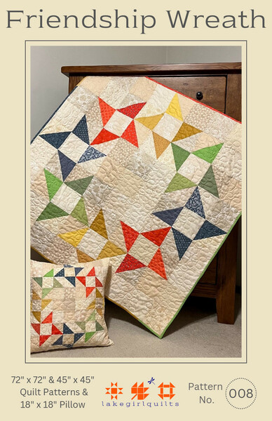 Riley Blake Designs Friendship Wreath by Lake Girl Quilts