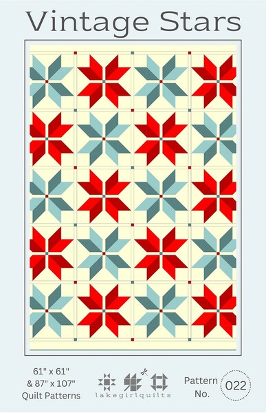 Riley Blake Designs Lake Girl Quilts Vintage Stars Quilt Pattern