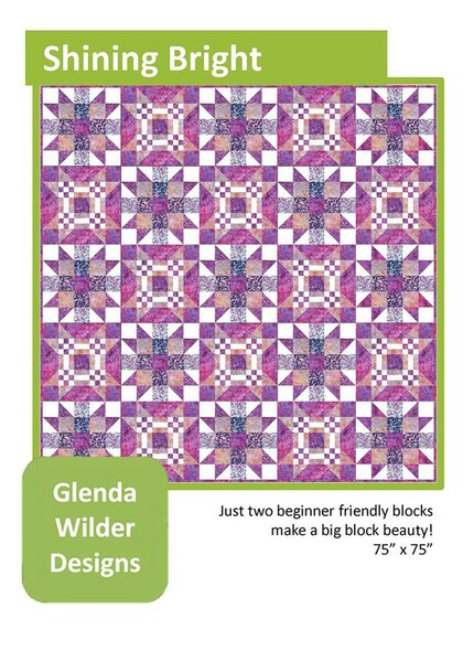 Riley Blake Designs Glenda Wilder Designs Shining Bright Quilt Pattern