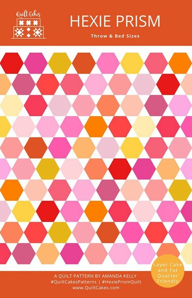 Riley Blake Designs Quilt Cakes Hexie Prism Quilt Pattern