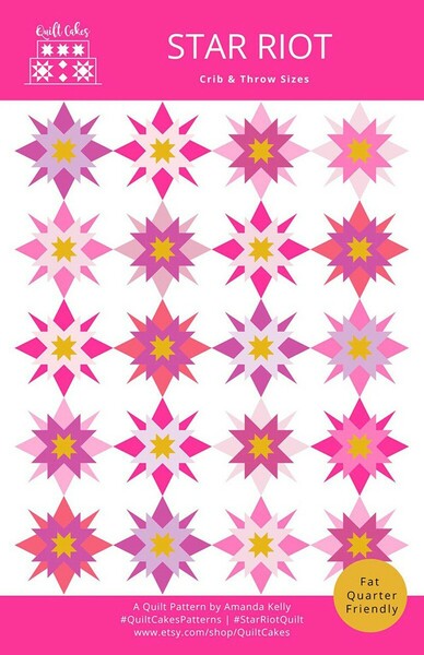 Riley Blake Designs Quilt Cakes Star Riot Quilt Pattern