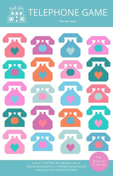 Riley Blake Designs Quilt Cakes Telephone Game Quilt Pattern