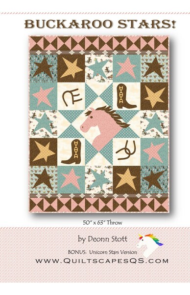 Riley Blake Designs Quiltscapes Buckaroo Stars Quilt Pattern