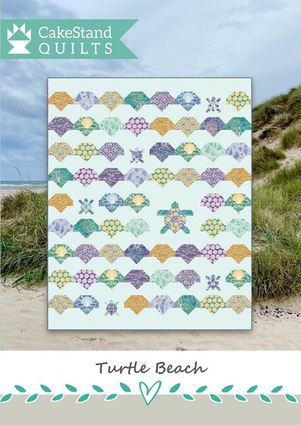 Riley Blake Designs CakeStand Quilts Turtle Peach Quilt Pattern