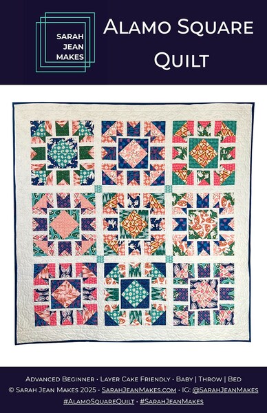 Riley Blake Designs Sarah Jean Makes Alamo Square Quilt Pattern