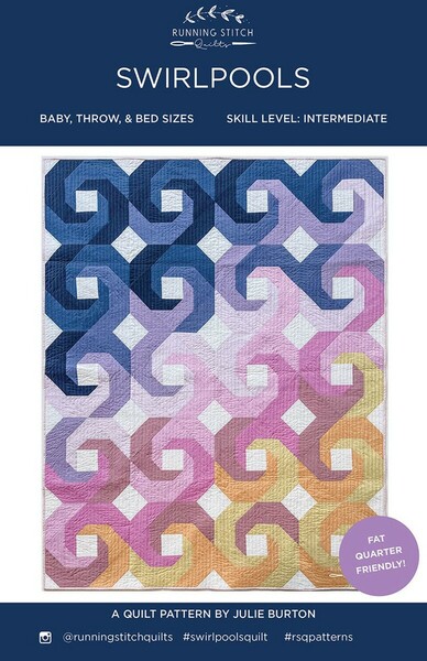 Riley Blake Designs Running Stitch Quilts Swirl Pools Quilt Pattern