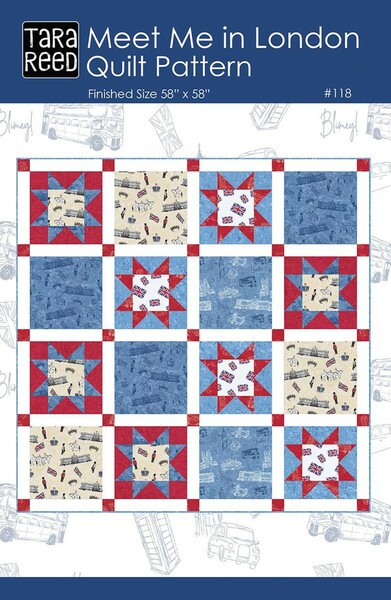 Riley Blake Designs Tara Reed Meet Me in London Quilt Pattern