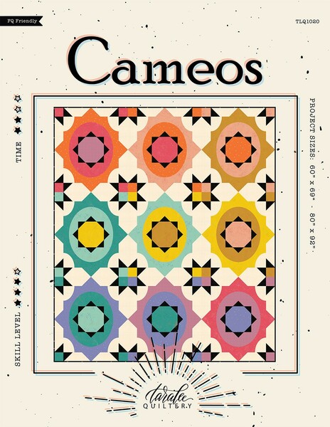 Riley Blake Designs Taralee Quiltery Cameos Quilt Pattern