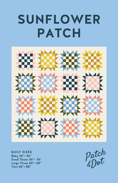 Riley Blake Designs Patch & Dot Sunflower Patch Quilt Pattern