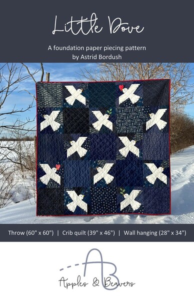 Riley Blake Designs Apples & Beavers Little Dove Quilt Pattern
