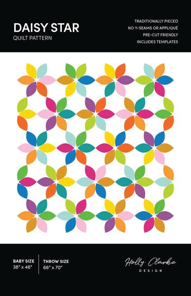Riley Blake Designs Holly Clarke Design Daisy Star Quilt Pattern