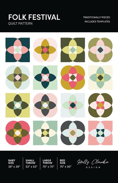 Riley Blake Designs Holly Clarke Design Folk Festival Quilt Pattern