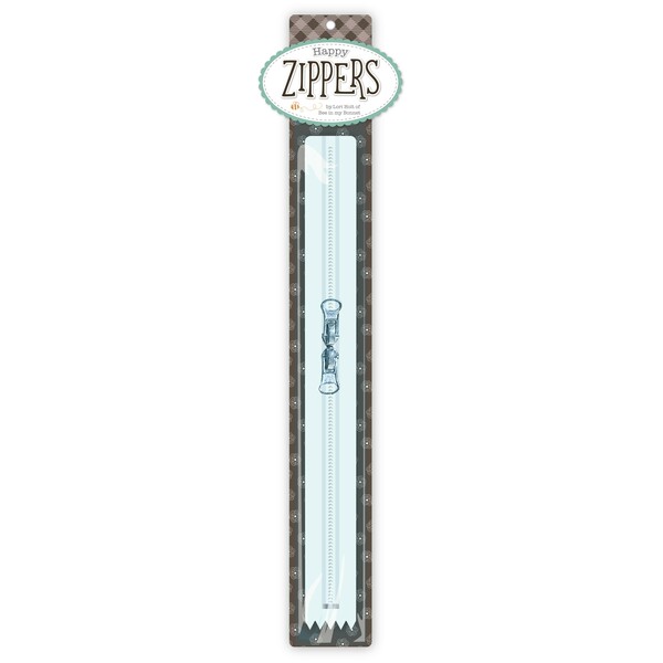 Riley Blake Designs Lori Holt Happy Zippers 22in Cloud