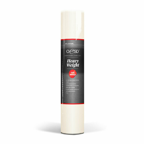 OESD HBC25-10 Heavy Weight Cut Away Stabilizer Backing 2.5oz 10"x10Yds