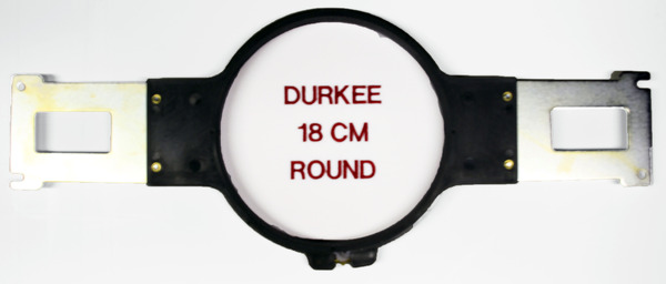 Durkee PR18RD 18cm, 7" (6 3/4 Diameter  Round Hoop and Brackets for Brother PR600'S, PR1000'S, Babylocks
