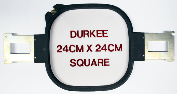Durkee PR2424SQ Square 9x9" Hoop & Brackets for Brother PR600 PR620 PR650 PR655 PR670 PR680 PR1000 PR1050/55 PR1060, Babylock