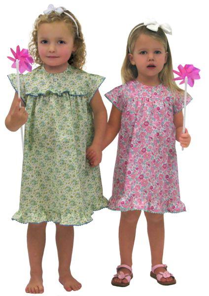 29534: Childrens Corner CC279 Mia A Little Girls Dress With A Slightly Curved Yoke Pattern 12mo-4