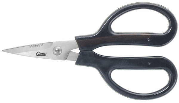 38693: Clauss 33203 6" Rust Resistant Blunt Trimmer Scissor with Partial Serration