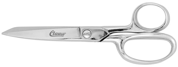 Clauss 10410 7" Hot Forged Straight Trimmer for Rubber, Vinyl, Textiles, Leather, Cording, Uphostery, Silk, Canvas and More