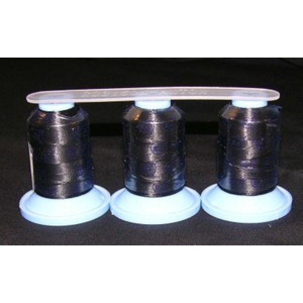 Robison Anton Black Bobbin Thread 1100Yd Cone Spool Polyester Filiment