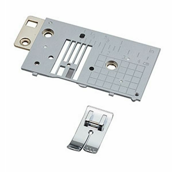 Brother SA564 Straight Stitch Foot + Needle Plate for Lightweight Fabrics on NQ3700 3600 3550 3500 BQ1350 950 NQ1300 900 NQ700 575 550 PS700 PS500 BL