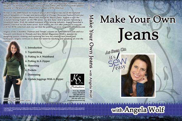 56423: Angela Wolf Make Your Own Jeans Instructional DVD from It’s Sew Easy