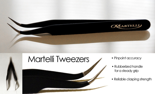 52814: Martelli PT-05, Brewer 7574A Pin Point Tweezers, Ultra Sharp, Use with Curve Master