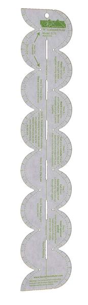Quick Points Rulers S15  1.5" Scallop Ruler