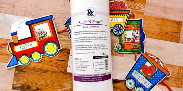 Floriani FSS155SF Stitch N Shape 1 Side Fusible Stabilizer 15" x Yard Roll