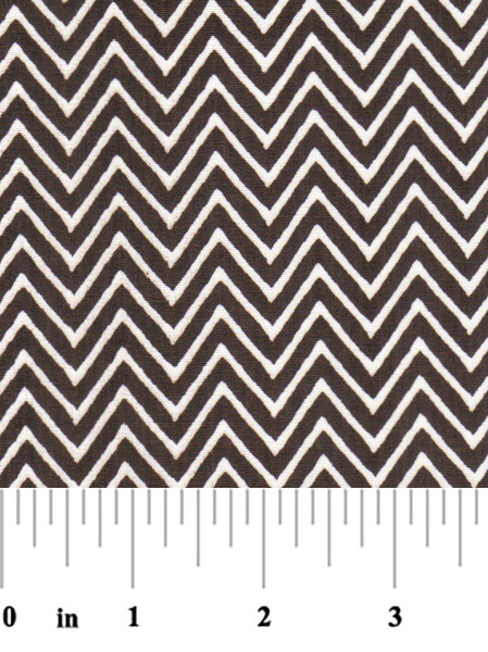 Fabric Finders 15 Yd Bolt 9.33 A Yd 1363 Chocolate Chevron 100% Pima Cotton Fabric 60 inch