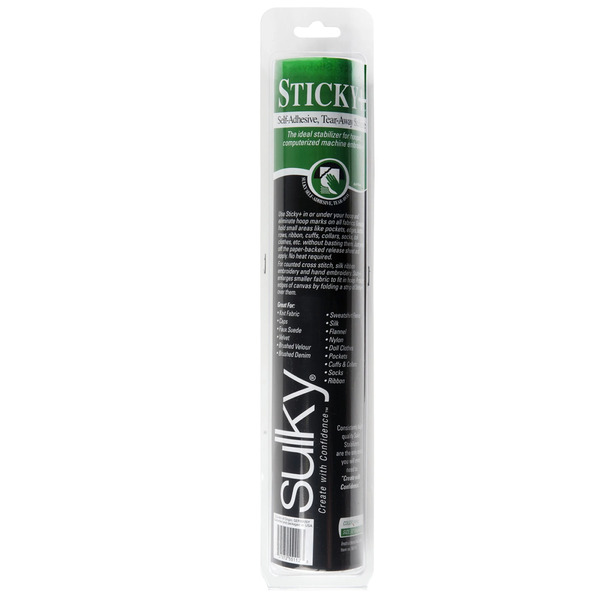 Sulky 551-12 Sticky Plus Adhesive Stabilizer Backing SS12-6, 12"x6Yds