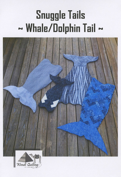 Wendt Quilting DW309 Snuggle Tails - Whale/Dolphin pattern