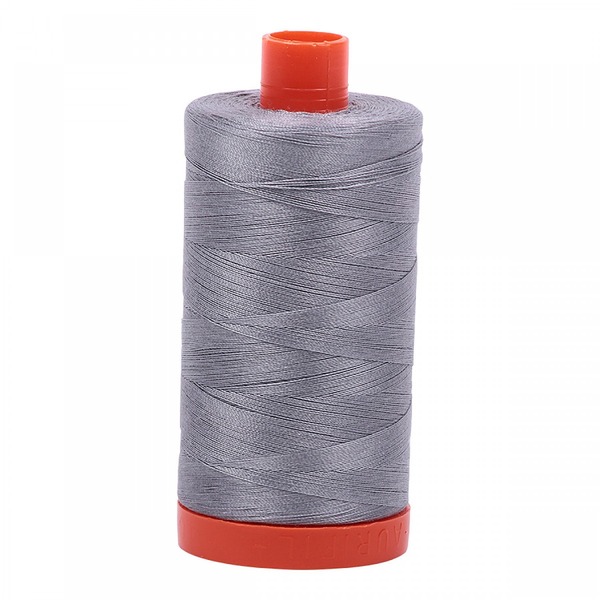 Aurifil MK50SC6-2605 Grey Cotton Mako Thread 50wt 1422 Yard Spool