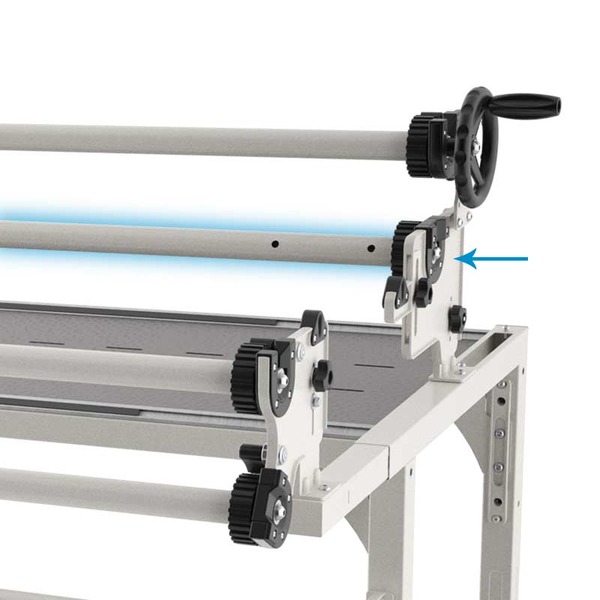 84731: Grace CII-01-14675 Idler Rail for Continuum II and Brother SAQCFPRO1 Machine Quilting Frames 8, 10, (or 12' Extended)
